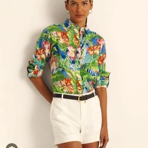 Gloria Vanderbilt Floral Shirt